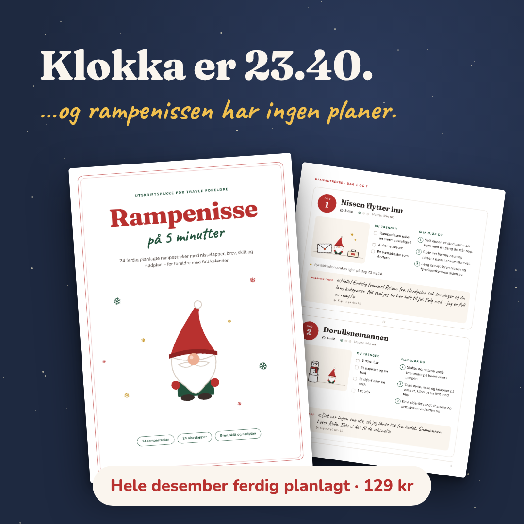 Rampenisse på 5 minutter