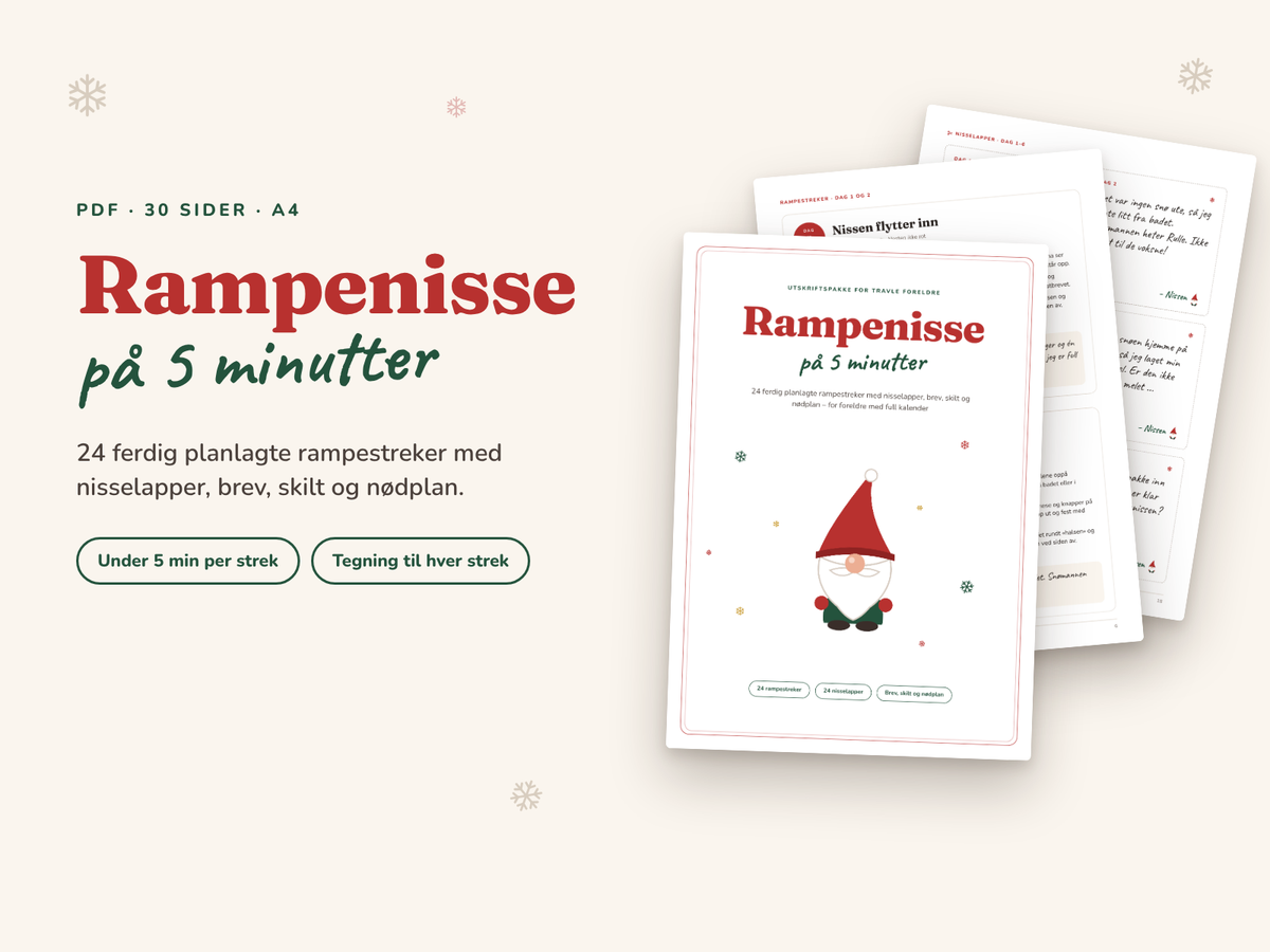 Rampenisse på 5 minutter